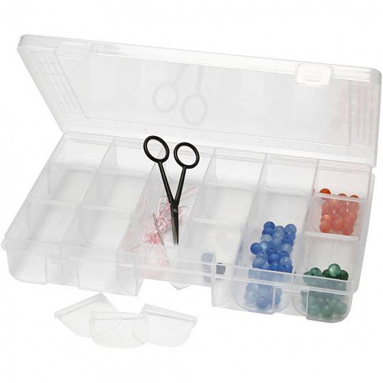 Aufbewahrungsbox 17 x 19 cm Polypropylen transparent