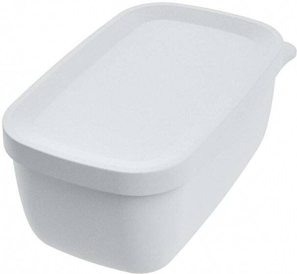 Lunchbox Candy 0,5 Liter 12,4 x 8,1 x 5,3 cm weiß