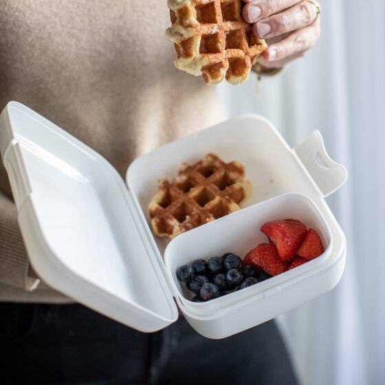 Lunchbox Candy 0,5 Liter 12,4 x 8,1 x 5,3 cm weiß