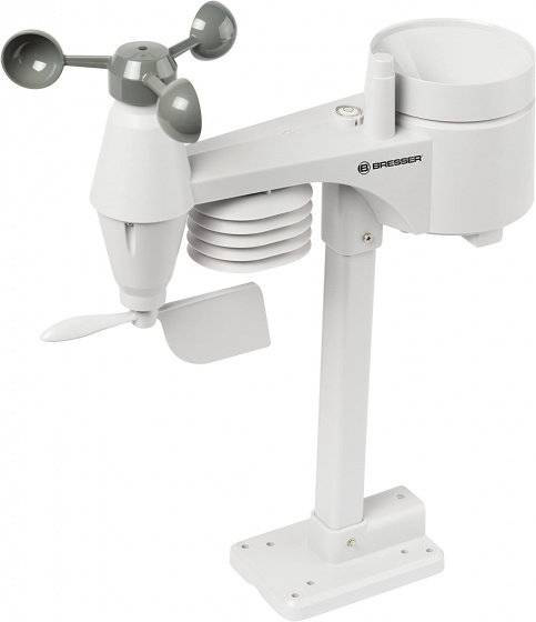 Wetterstation Comfort 5-in-120,2 cm schwarz 3-teilig