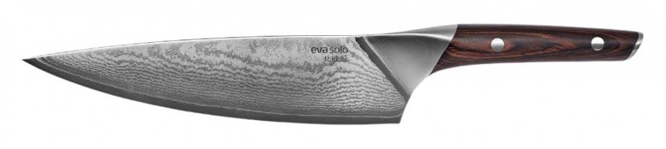 Kochmesser Nordic Kitchen 33 cm Stahl/Holz silber
