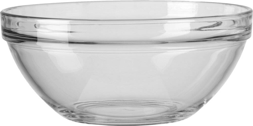 Schale Trend 1,5 Liter 20 x 8,5 cm Glas transparent