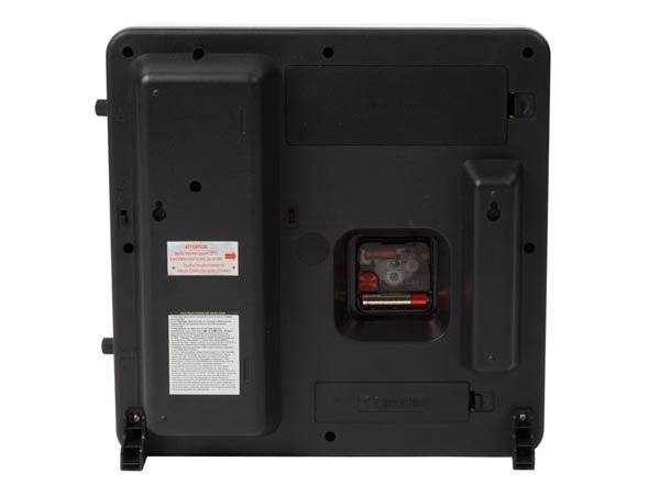 Wanduhr Flipchart 33,2 x 10 x 32 cm weiß/schwarz