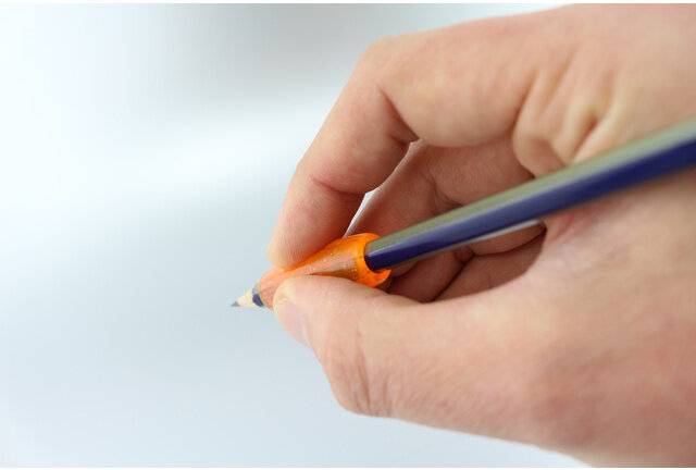 Bleistifthalter 8 mm grün/orange/rosa/blau 4 Stück