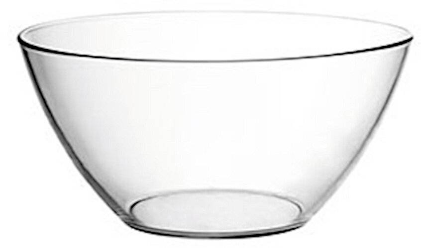Schale Basic 1,66 Liter 20 x 9,5 cm Glas transparent