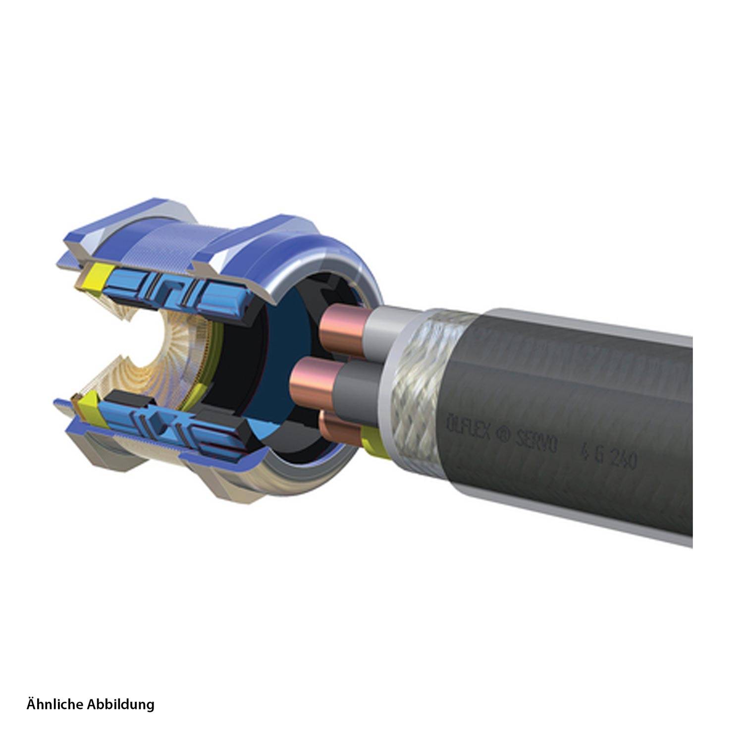 53112676 LAPP-SKINTOP Verschraubung EMV-BRUSH M25x1,5 mit EMV-Bürste Messing (CuZn) vernickelt