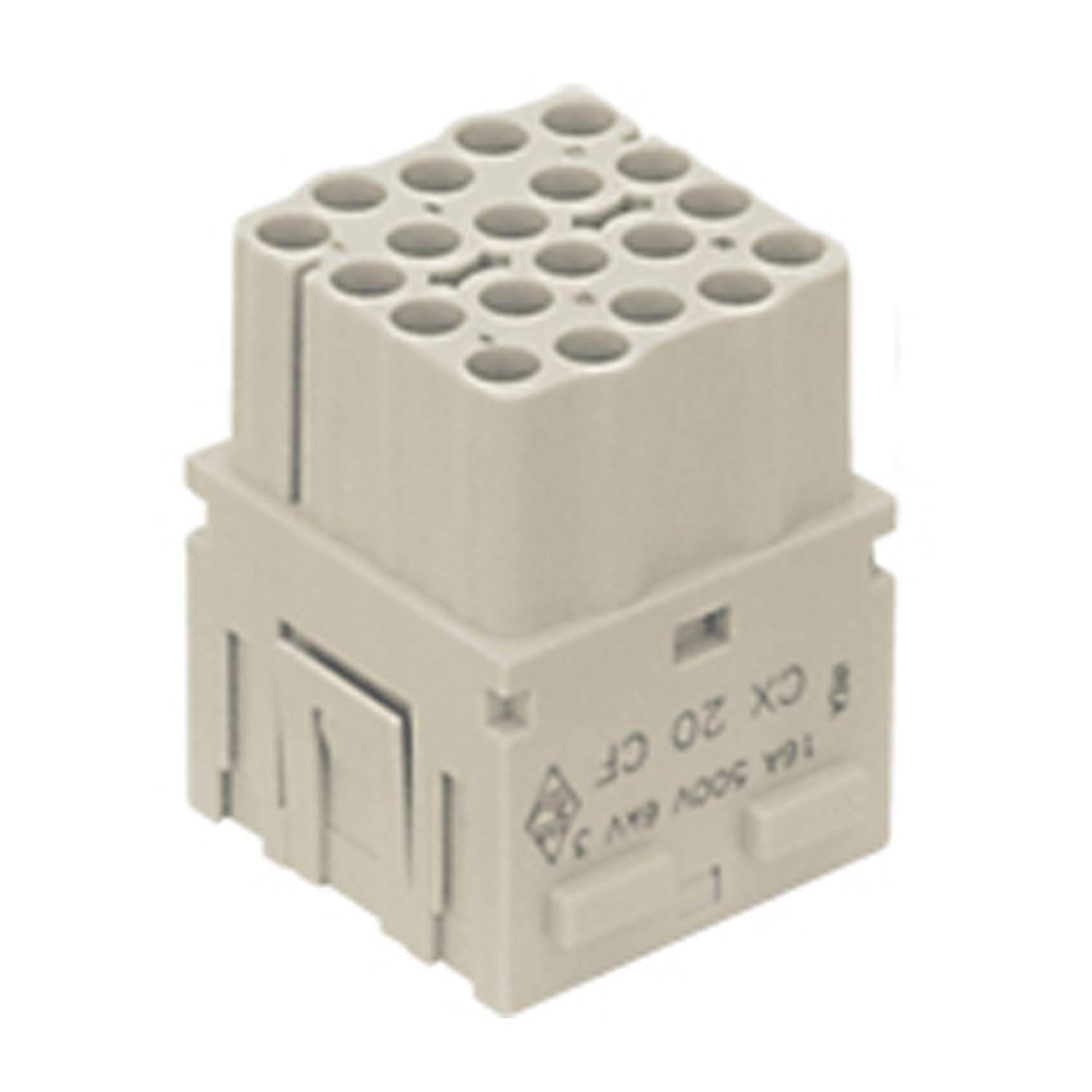 ILME CX20CF Buchseneinsatz Crimpen 1St.