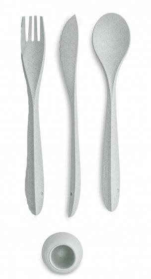 Bestecksatz Tulip 22,5 cm thermoplastisch grau 4-teilig