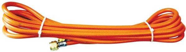 Gasschlauch 3/8 5 Meter Gummi orange