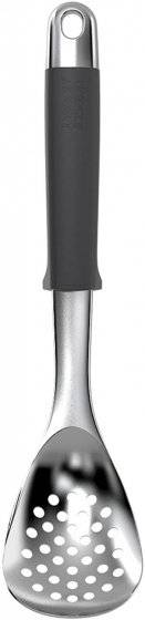 Küchenutensilien 35 cm Stahl silber/schwarz 6-teilig