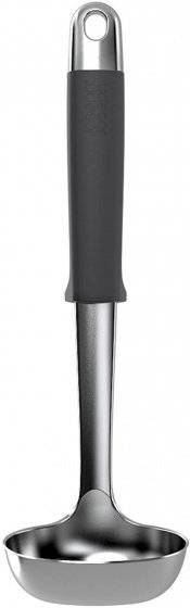 Küchenutensilien 35 cm Stahl silber/schwarz 6-teilig