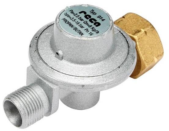 Druckminderer 2,5 bar Stahl silber