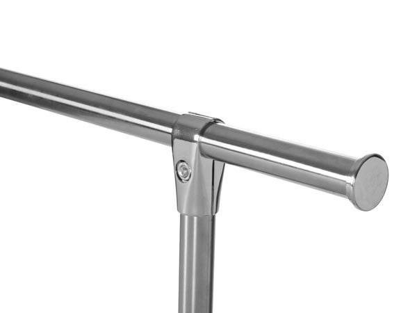 Kleiderständer robust 125 x 130 cm Stahl silber