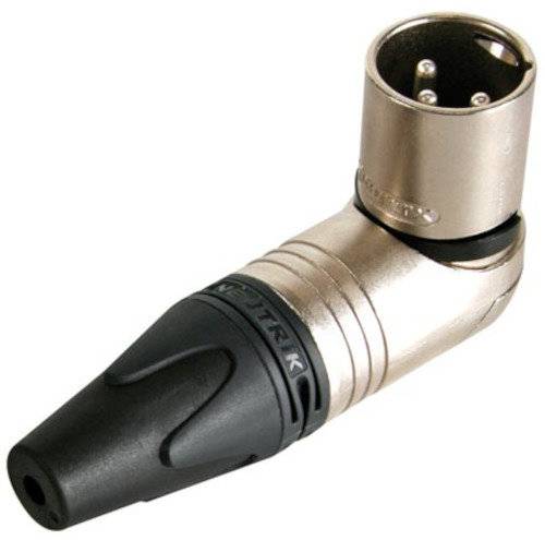 Kabelstecker 3-polig XLR männlich 10 cm Neusilber