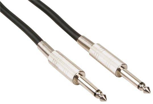 Audiokabel Klinke 6,35 mm Stecker 3 Meter schwarz