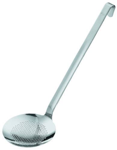 Abschäumer 35 x 12 cm Edelstahl silber