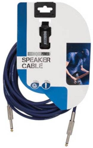 Audiokabel Klinke 6,35 mm Stecker 10 Meter blau