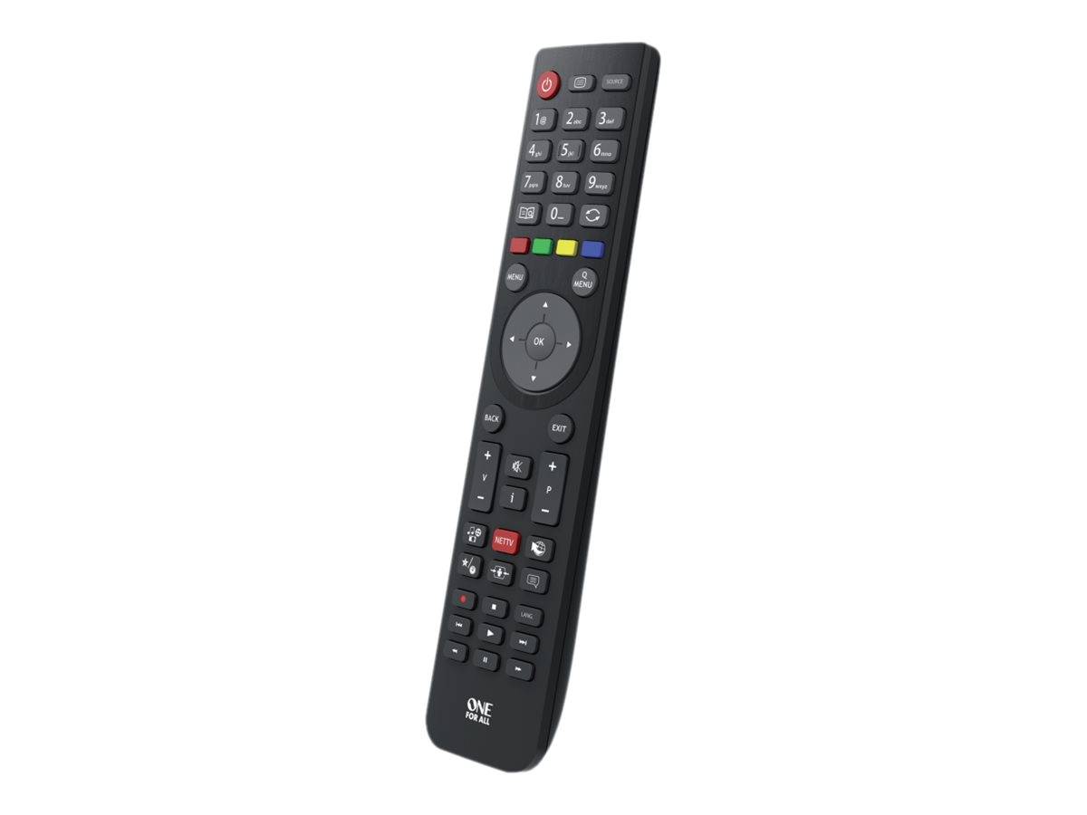 One For All Ersatzfernbedienung Telefunken Universal Fernbedienung Schwarz