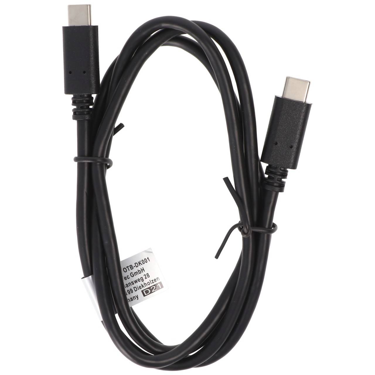 USB-C Stecker auf USB-C Stecker, USB-C 2.0, USB Datenkabel mit Ladefunktion für alle Geräte mit USB-C Anschluss