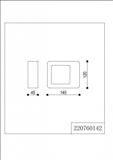 TRIO Leuchten GmbH O LED-Wandleuchte LB20 aluguss anthrazit