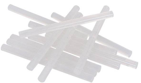 Klebestifte 10 x 0,7 cm weiß 18 Stück