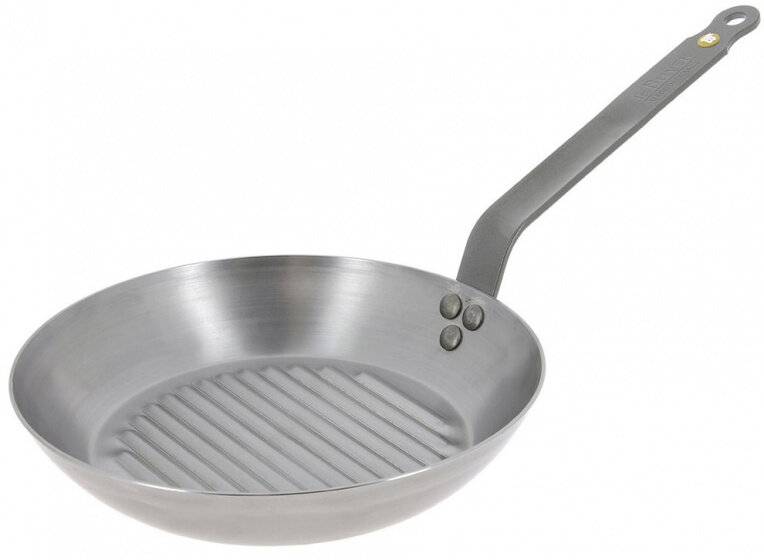 Grillpfanne Mineral B Element 32 cm Stahl silber