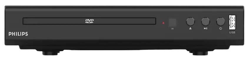 Philips DVD-Player Für nahezu alle Disc-Formate USB Media Link schwarz (TAEP200/12)