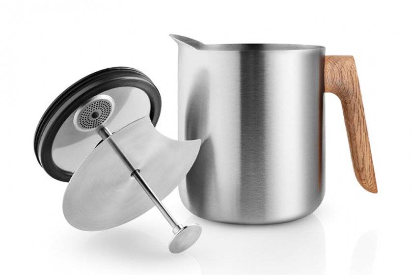 Tee-Kafetiere Nordic Kitchen 1 Liter Edelstahl silber
