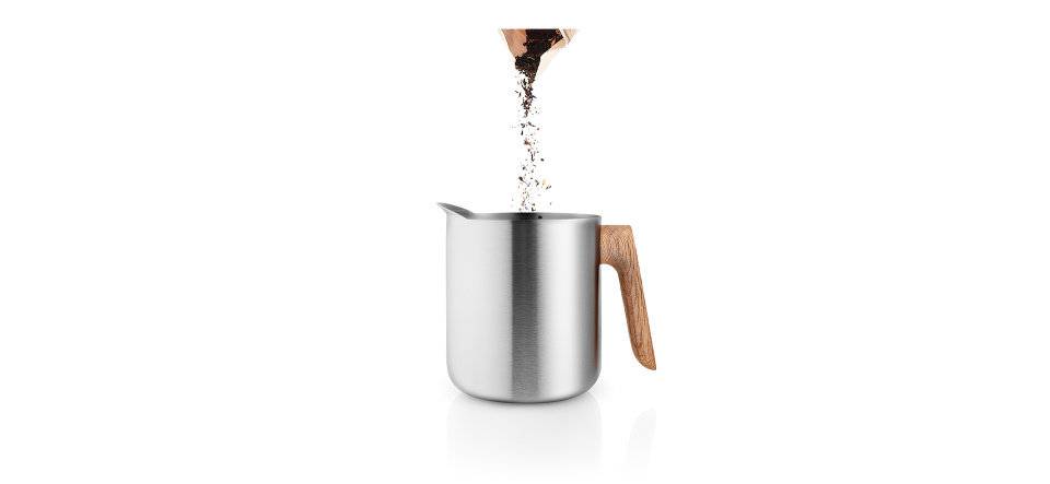 Tee-Kafetiere Nordic Kitchen 1 Liter Edelstahl silber
