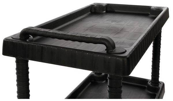 Werkzeugwagen 75 x 37,5 cm Polypropylen schwarz