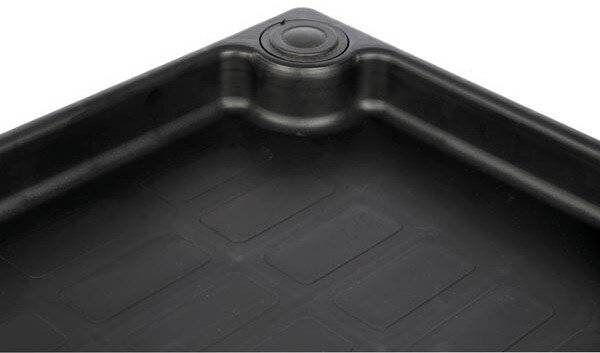 Werkzeugwagen 75 x 37,5 cm Polypropylen schwarz