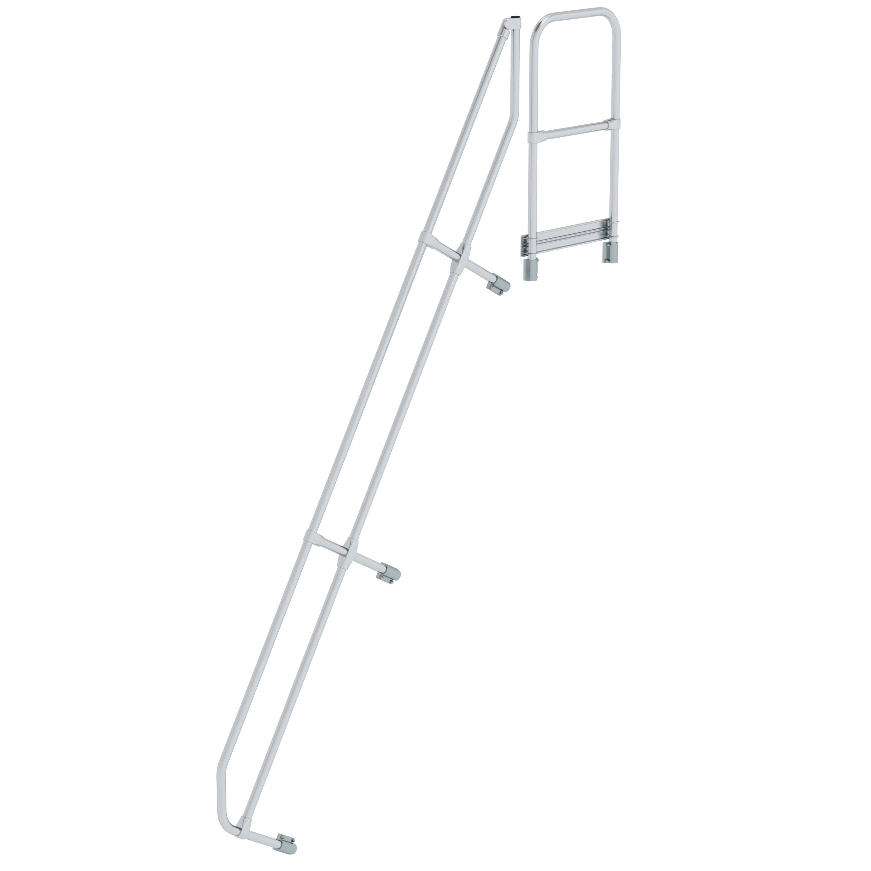 Handlauf ( zweiter ) f. Treppe 60 ° m. Plattform<br>12 stufig