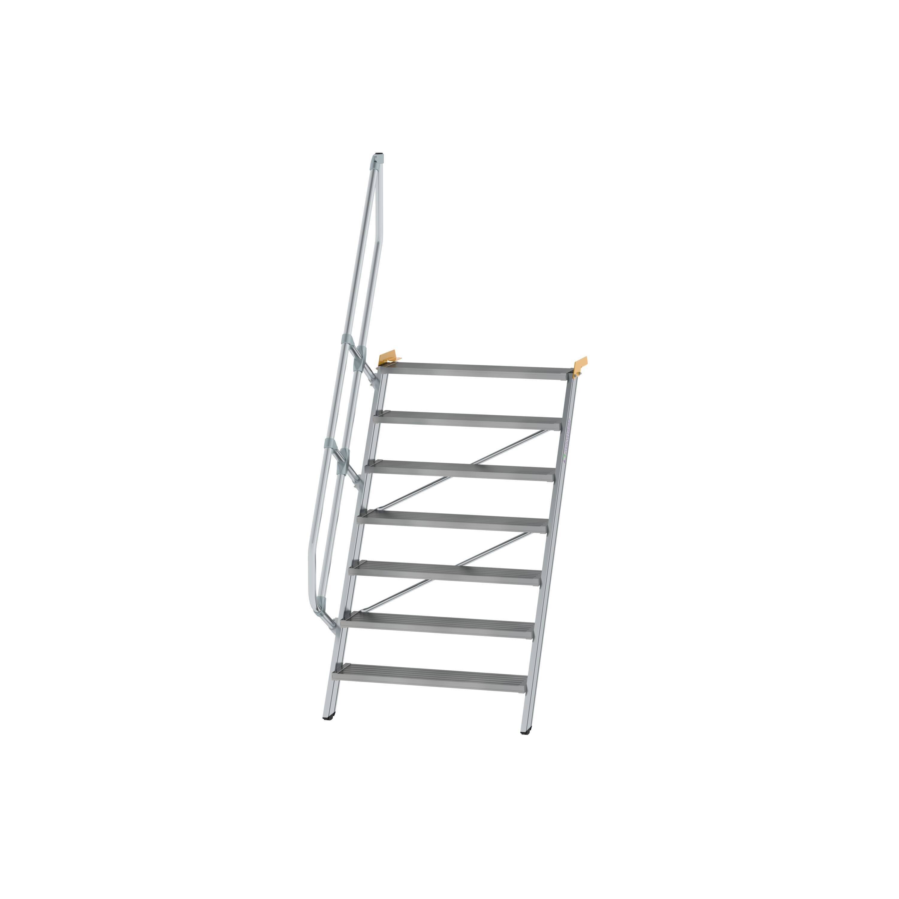 Aluminium-Treppe 60° 7Stufen