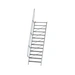 Alu-Industrie-Treppe 60°, 1.000x13 Alu-Industrie-Treppe 60°, 1.000x13