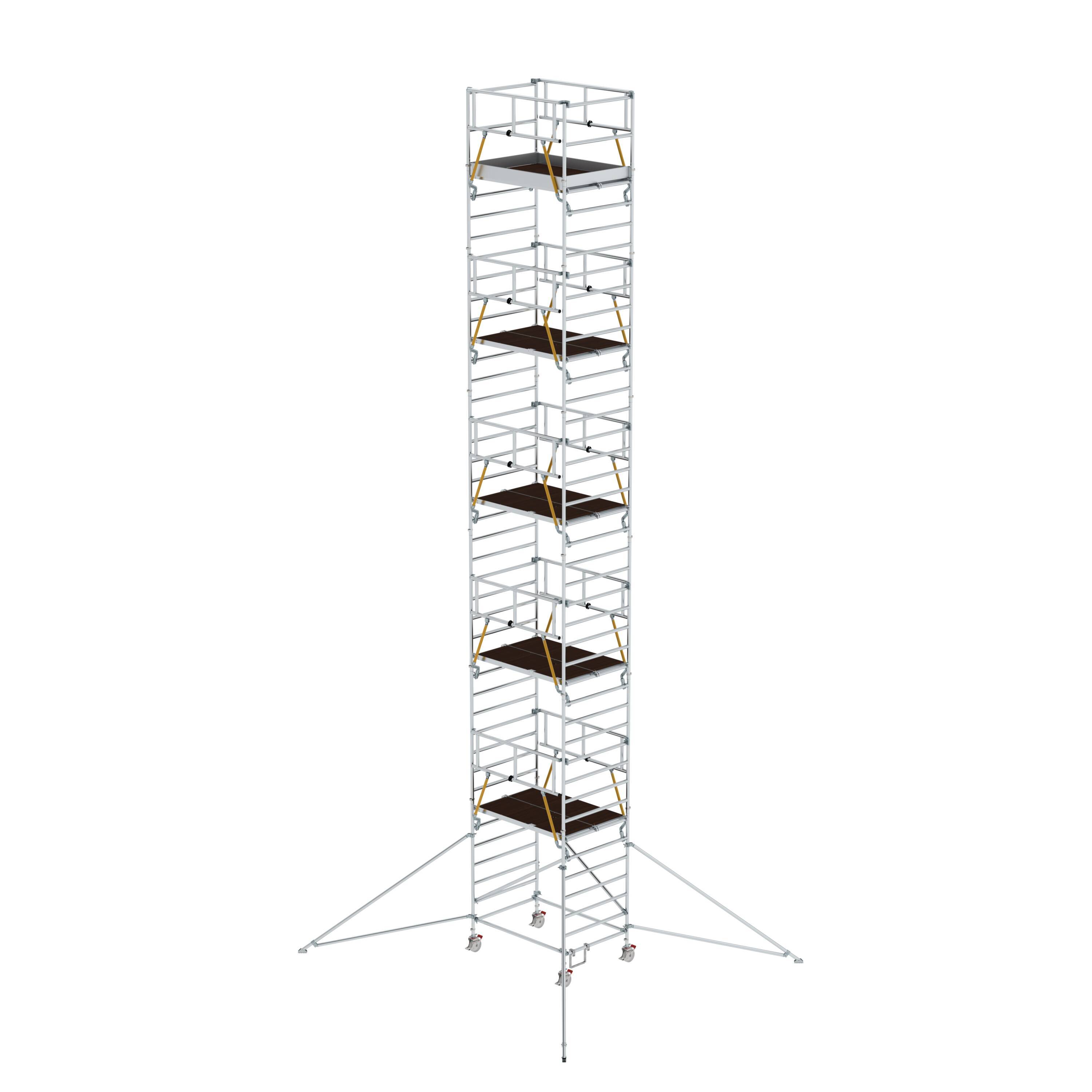 Munk Rollgerüst SG 1,35 x 1,80 m mit Ausleger & Doppel-Platt 450303-YY