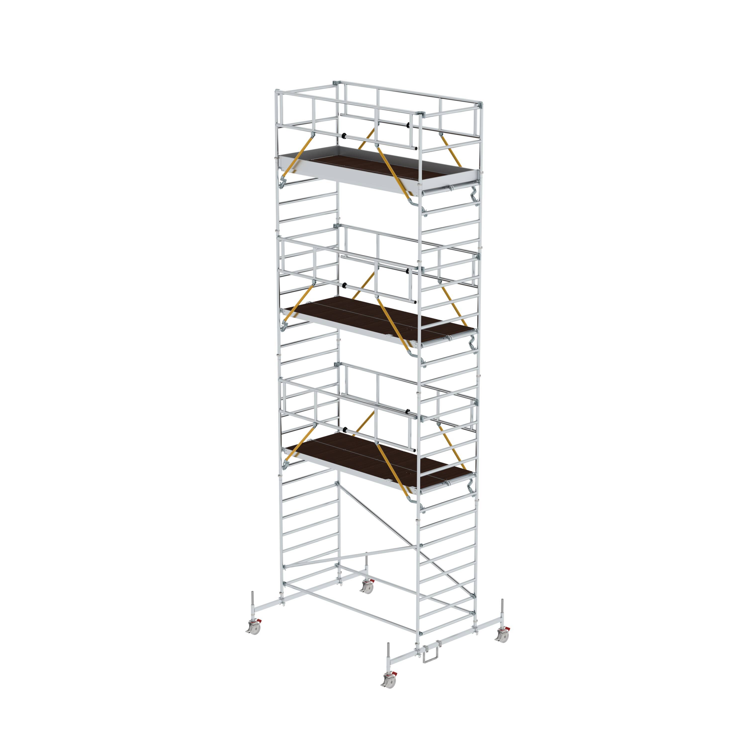 Munk Rollgerüst SG 1,35 x 3,0 m mit Fahrbalken und Doppel-Pl 450386-YY