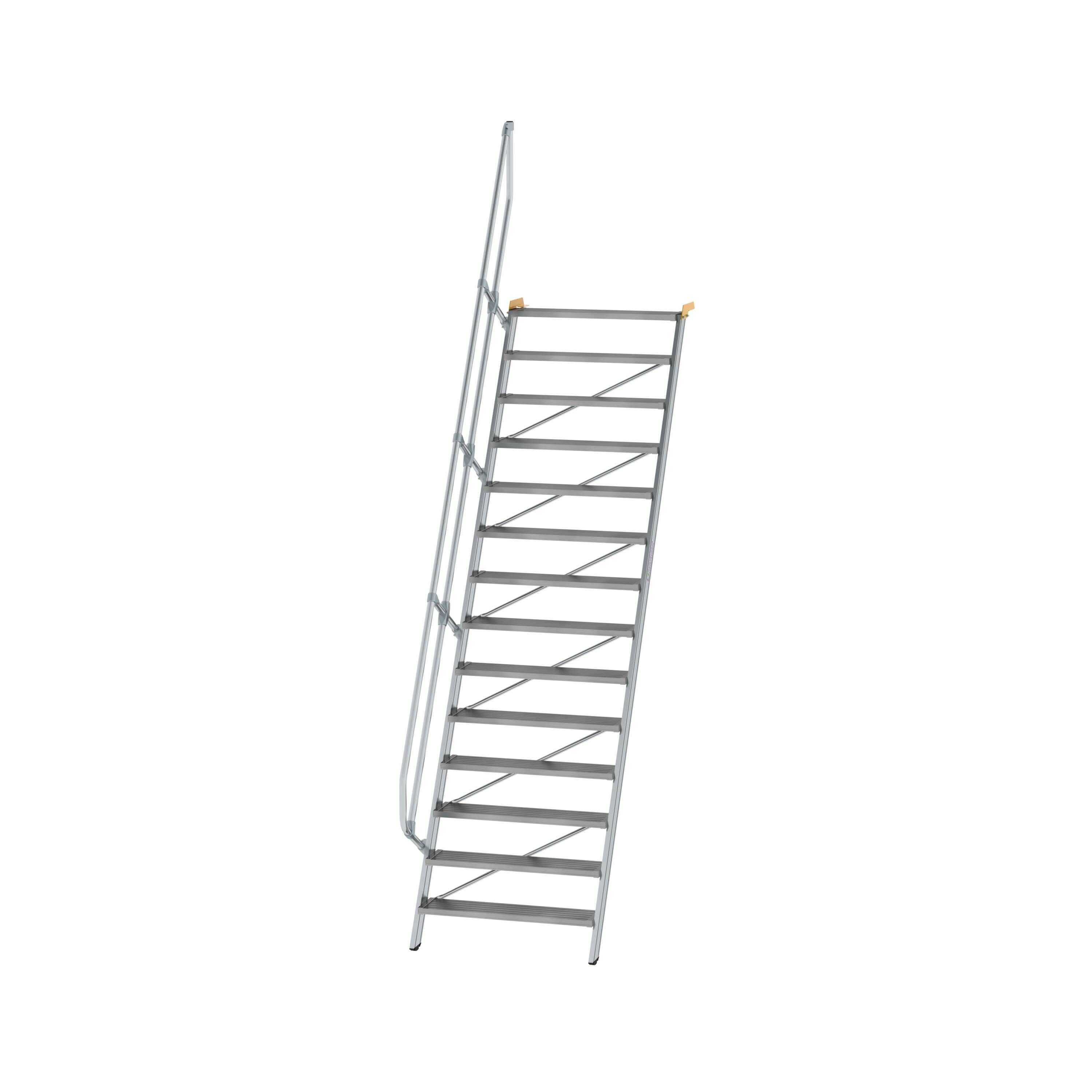 Aluminium-Treppe 60° 14Stufen
