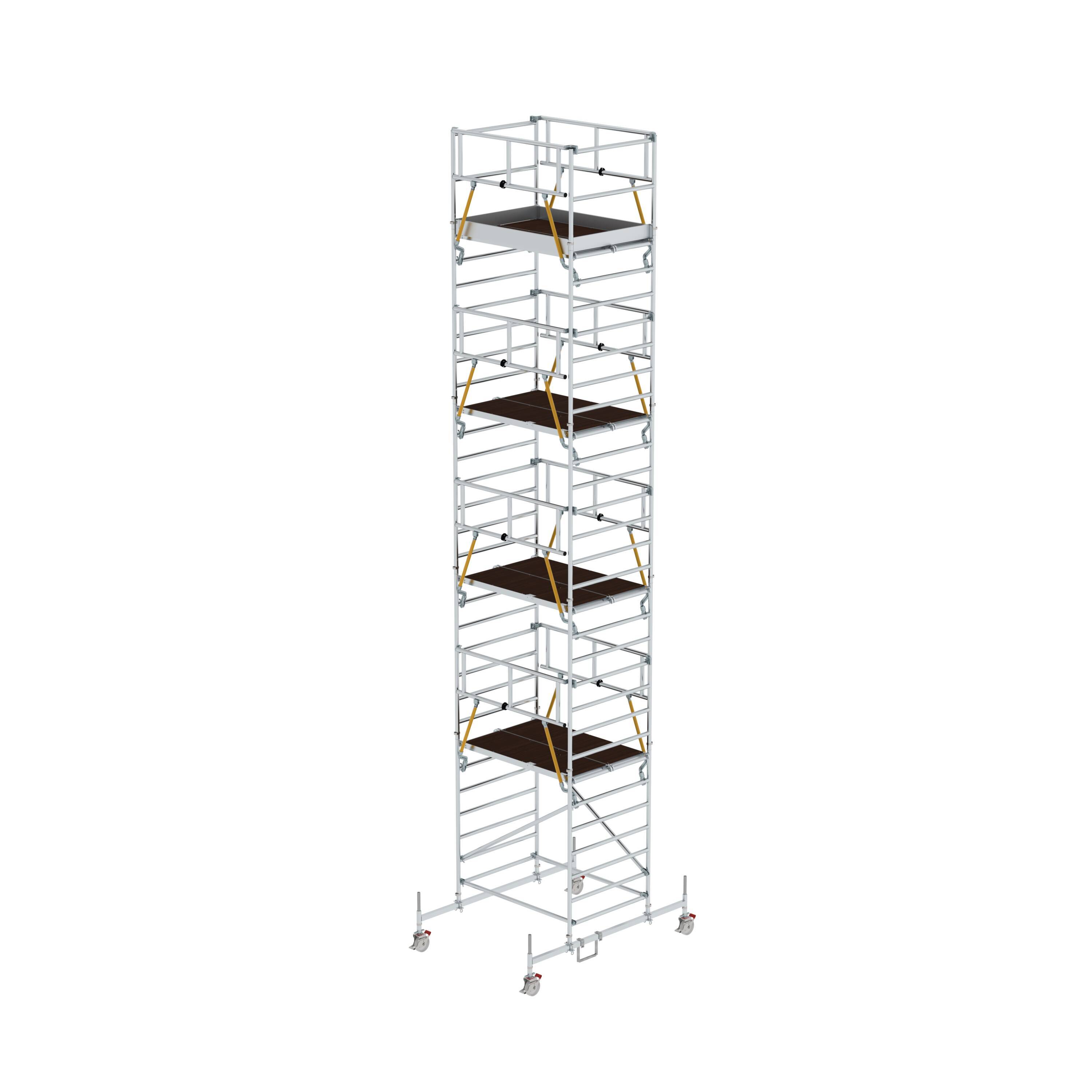 Munk Rollgerüst SG 1,35 x 1,80 m mit Fahrbalken & Doppel-Pla 450352-YY
