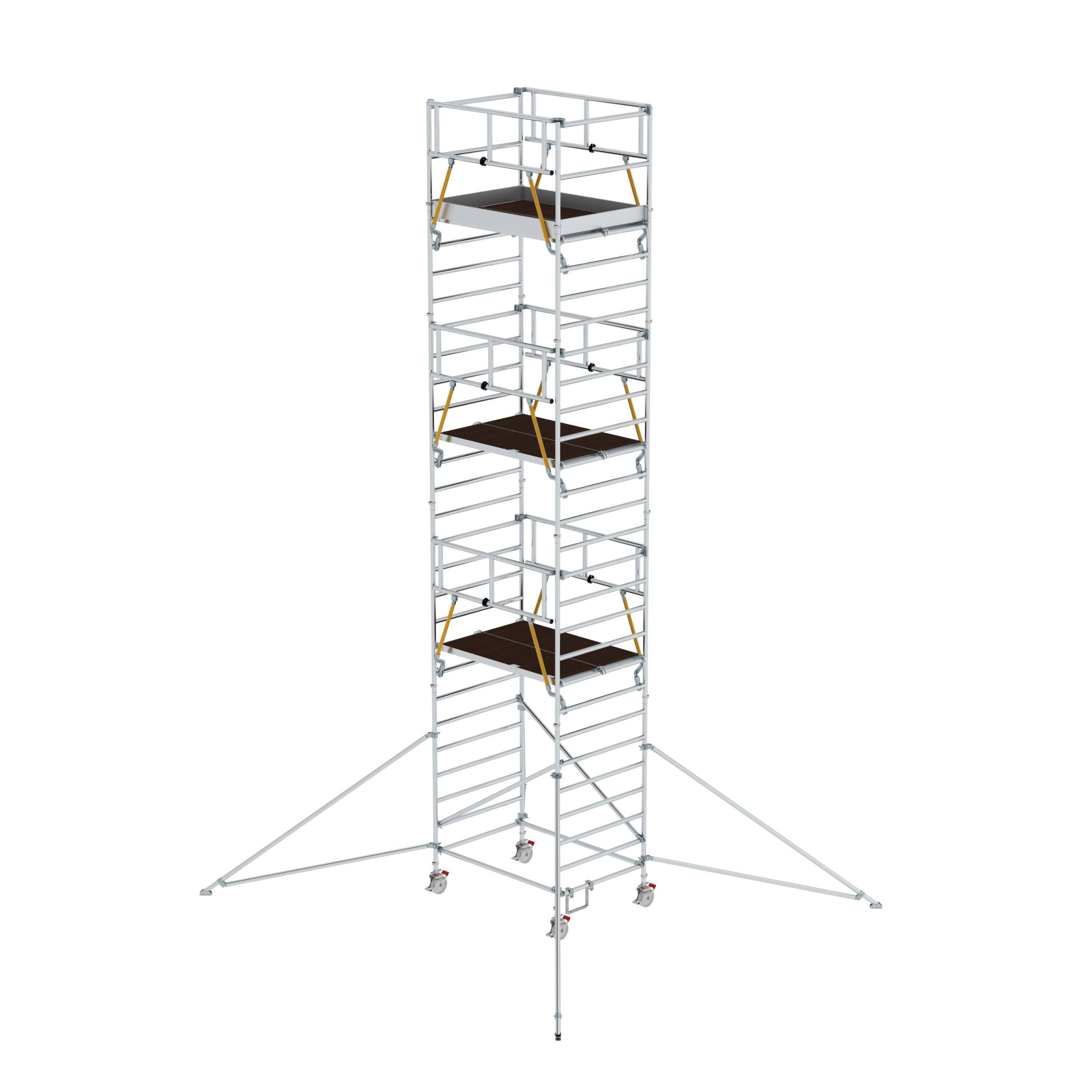 Munk Rollgerüst SG 1,35 x 1,80 m mit Ausleger & Doppel-Platt 450312-YY