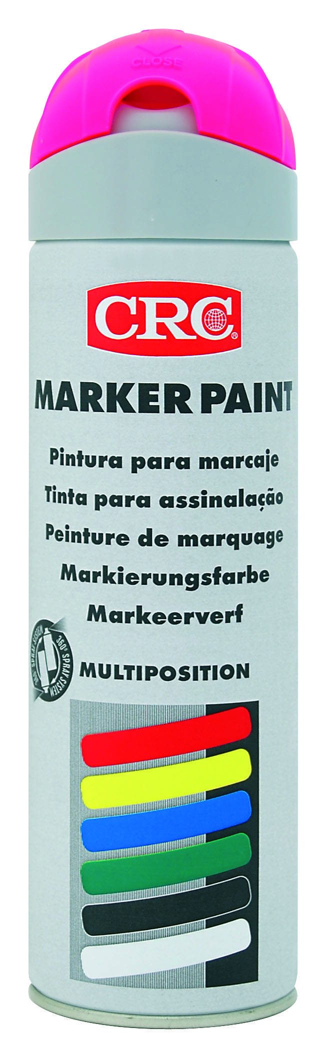 CRC Kontakt Chemie MARKER PAINT, Leucht-Fuchsia temporär 500 ml