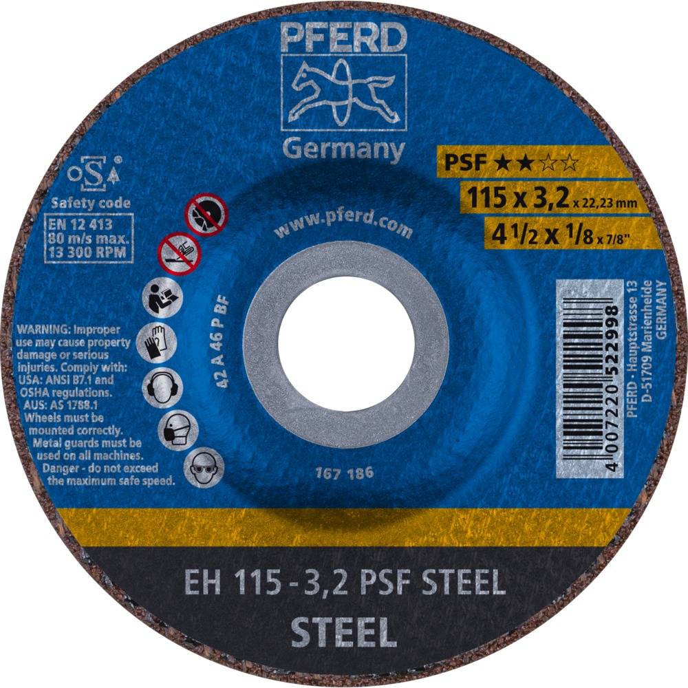 PFERD Trennscheibe EH 115-3,2 PSF STEEL