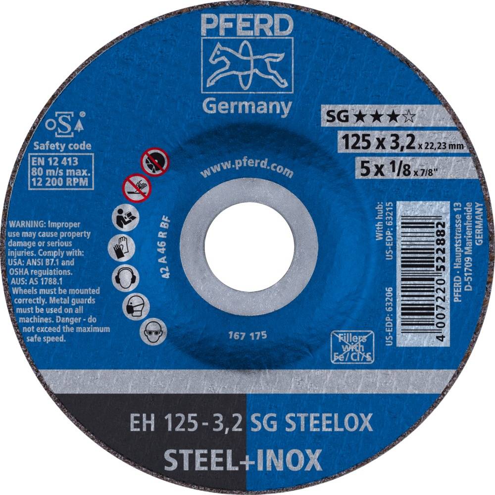PFERD Trennscheibe EH 125-3,2 SG STEELOX