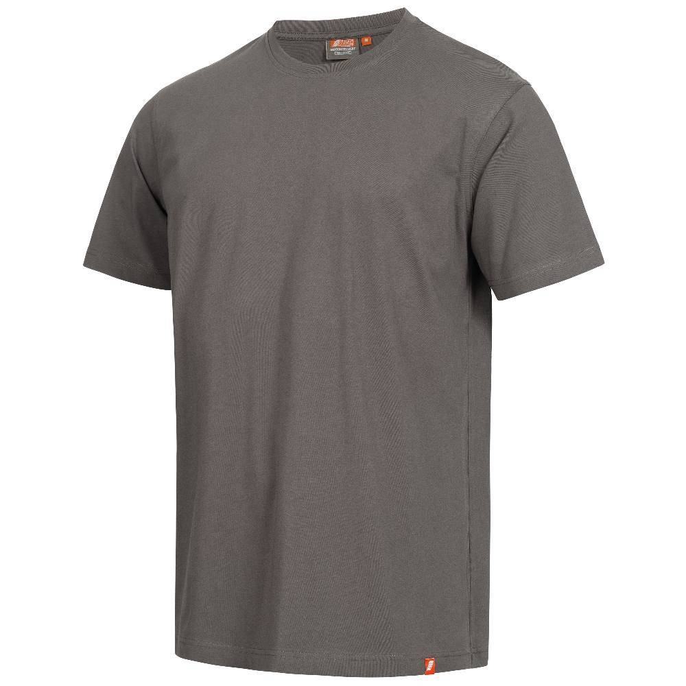 NITRAS MOTION TEX LIGHT, T-Shirt, Kurzarm, grau (Farbcode: 1200), 160 g/qm, angenehmer Tragekomfort dank weichem Materia