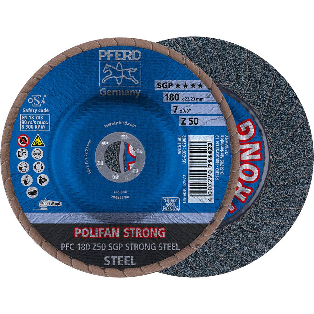PFERD POLIFAN-Fächerscheibe PFC 180 Z 50 SGP STRONG STEEL