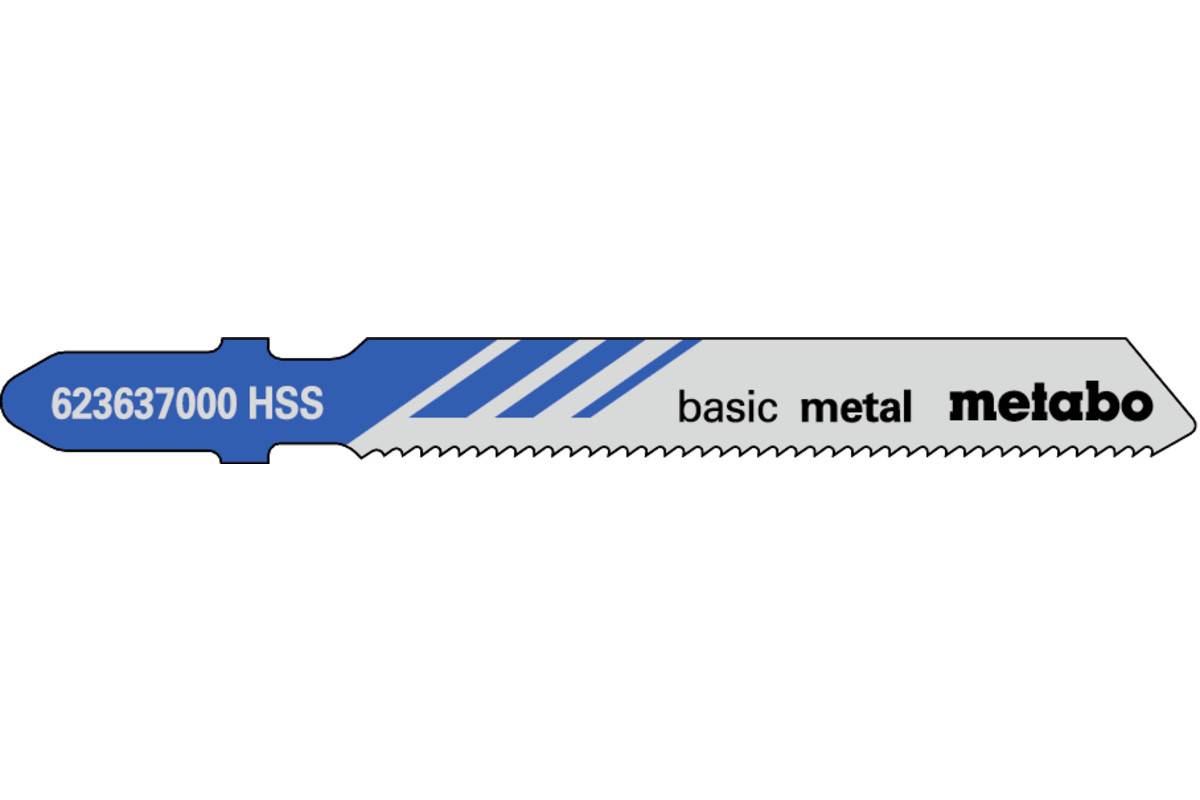 3 Stichsägeblätter, Metall, Serie "classic", 51/ 1,2 mm, HSS (623965000)