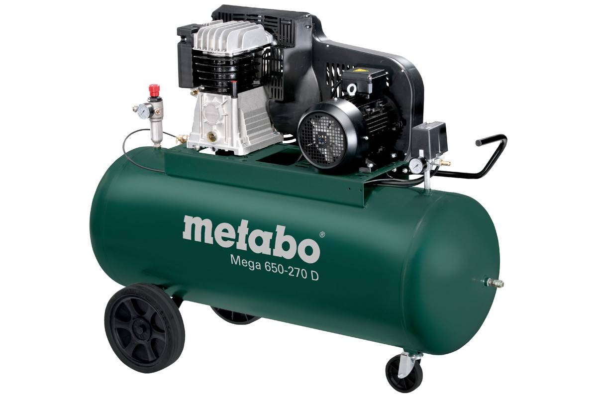 Metabo Druckluft-Kompressor Mega 650-270 D 270l