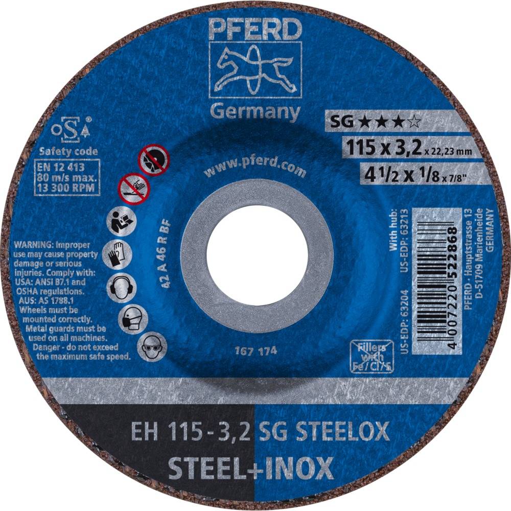 PFERD Trennscheibe EH 115-3,2 SG STEELOX