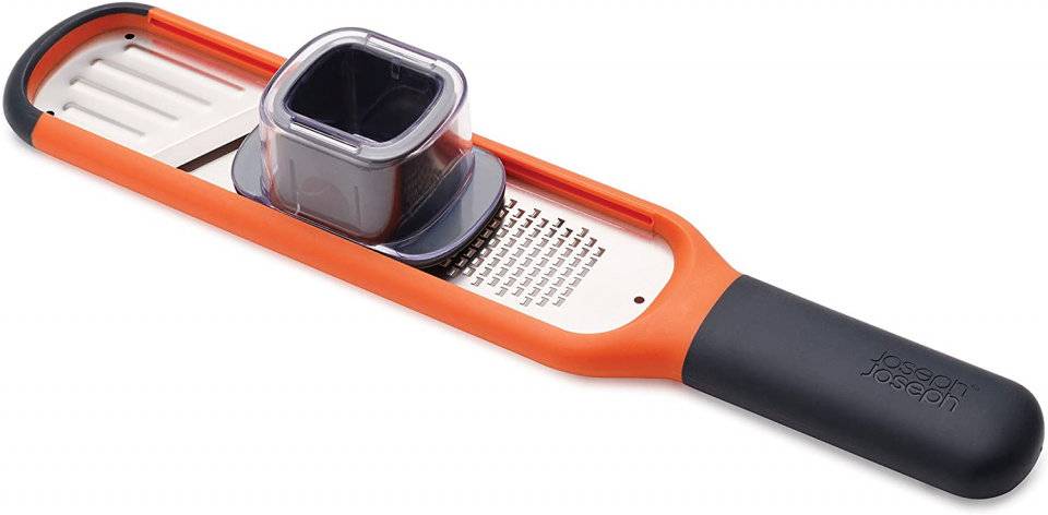 Reibe Handi-Grate29 x 6,5 cm Edelstahl schwarz/orange