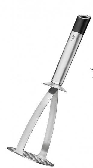 Kartoffelstampfer 28,8 cm Edelstahl silber/schwarz