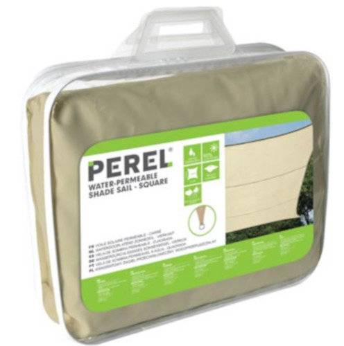 Schattentuch quadratisch 3,6 Meter Polyester champagner